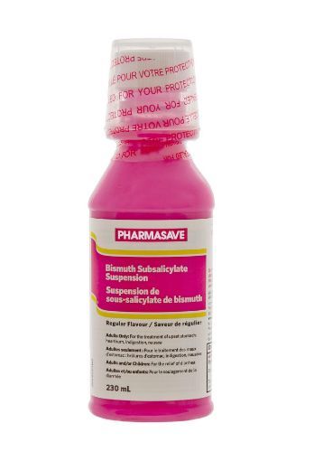 Picture of PHARMASAVE BISMUTH SUBSALICYLATE SUSPENSION 230ML